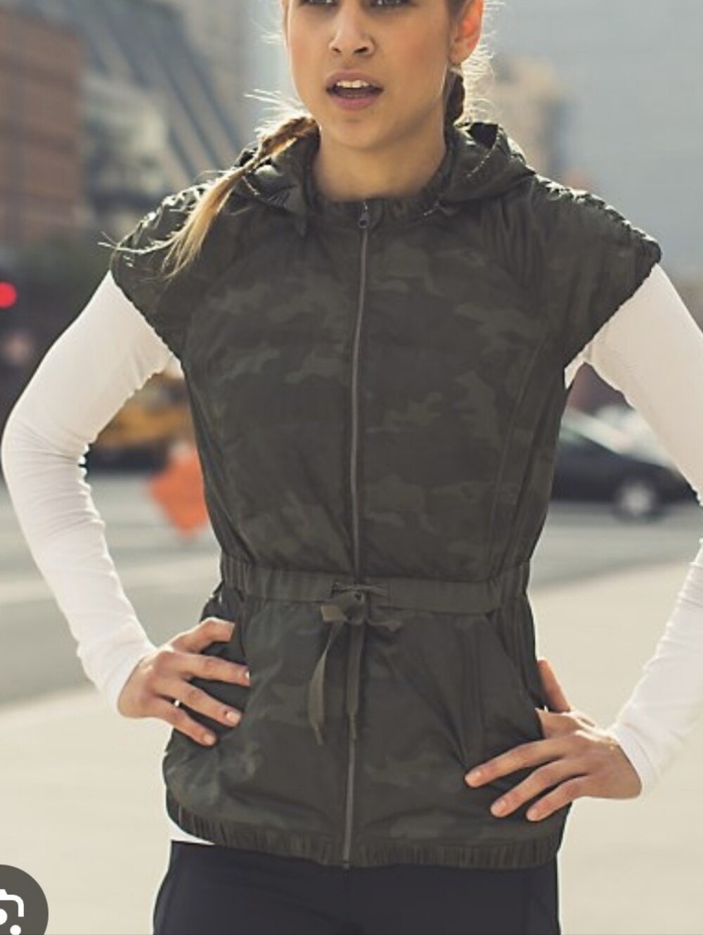 Lululemon Women's Black Camo Puffer Vest